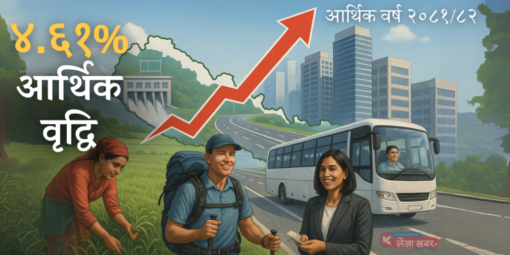 नेपालको आर्थिक चाल तिब्र बन्दै, यो वर्ष ४.६१ प्रतिशतले आर्थिक वृद्धि हुने अनुमान