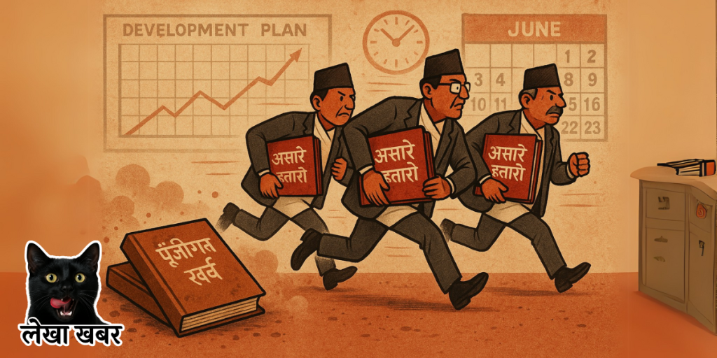 संघीय सरकार र प्रदेशहरूको बजेट खर्चमा असारे हतारो देखाउँदै कर्मचारी र राजनीतिक नेतृत्व