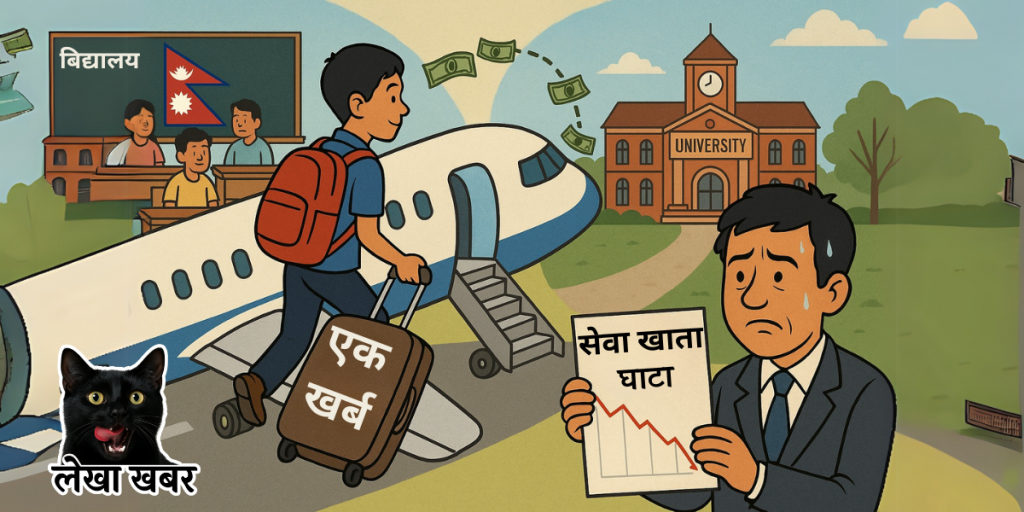 नेपाली विद्यार्थीको वैदेशिक शिक्षा खर्च बढ्दै