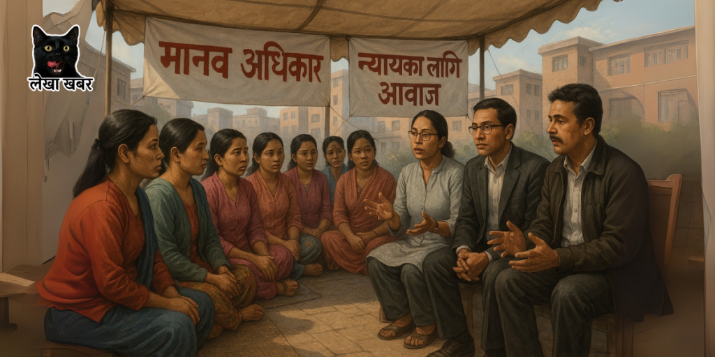 नेपालमा यौन श्रमिकहरूको मानव अधिकार र कानुनी सुधारको आवश्यकता झल्काउने चित्र