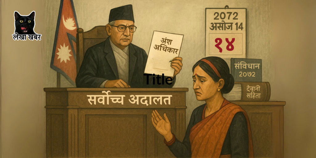 सर्वोच्च अदालतको फैसला: असोज १४ अघि विवाह भएकी छोरीको अंश अधिकार नलाग्ने