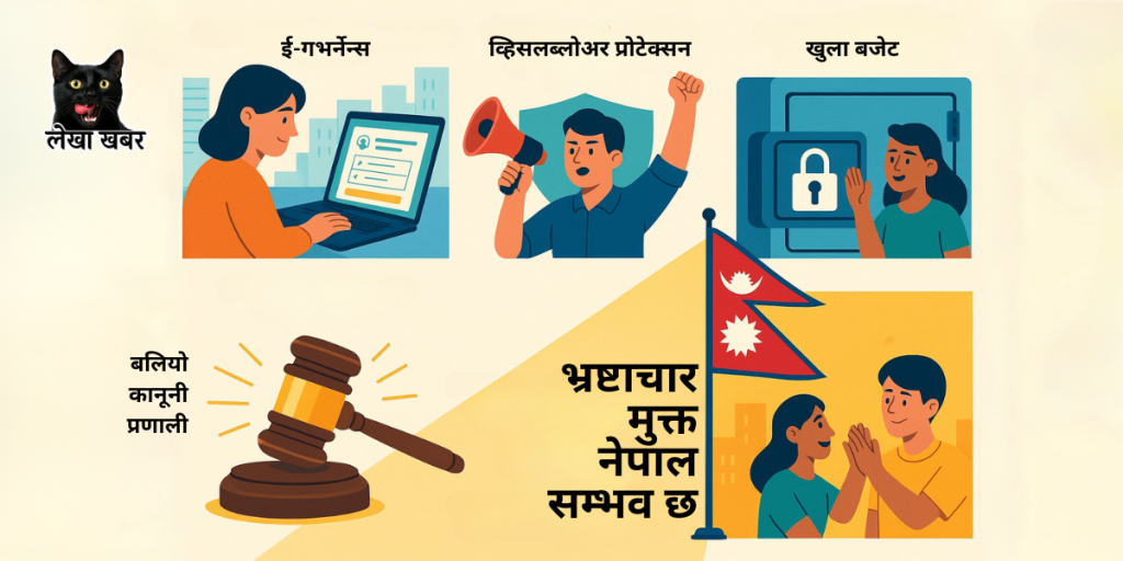विश्वमा भ्रष्टाचार नियन्त्रणका उपायहरूको चित्रात्मक प्रस्तुति, नेपालको सन्दर्भमा