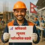 श्रमिकको नयाँ न्यूनतम पारिश्रमिक २०८२ साउनदेखि लागू