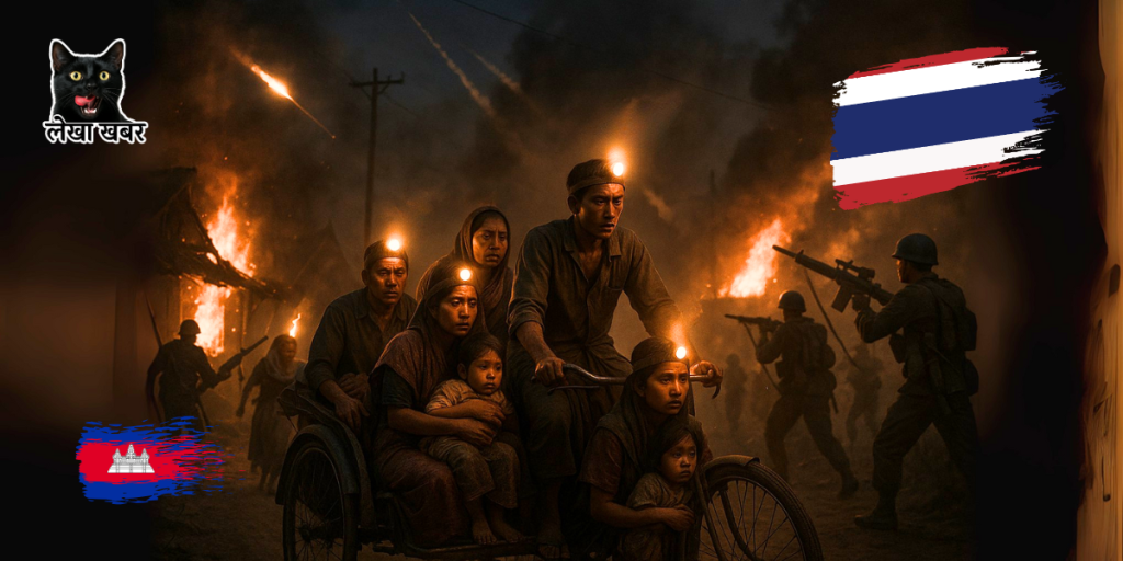 थाइल्याण्ड र कम्बोडियाबीचको सीमा क्षेत्रमा सेनाबीच हिंसात्मक झडप