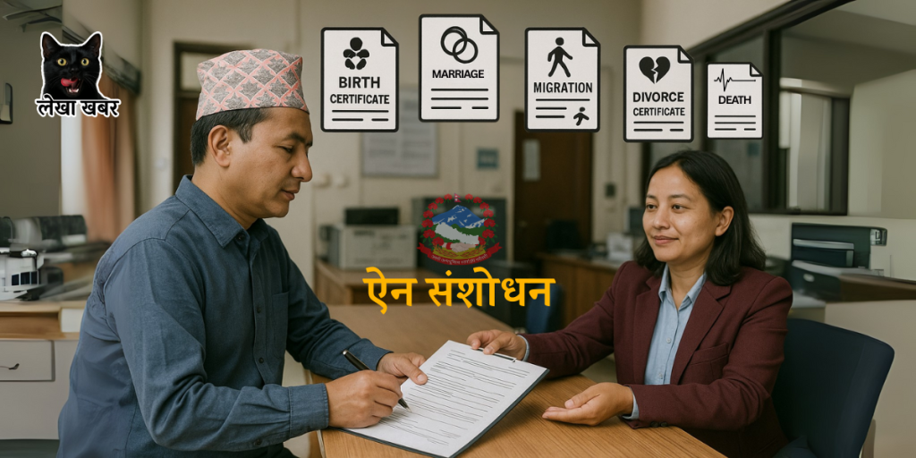 राष्ट्रिय परिचयपत्र सच्याउने प्रक्रिया सम्बन्धी सरकारी सूचना