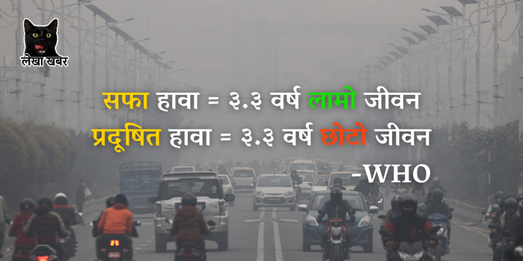 काठमाडौंमा वायु प्रदूषण र जीवन