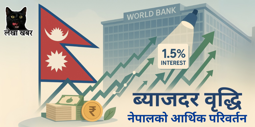 विश्वबैंकले नेपाललाई ऋण ब्याजदर दोब्बर बढायो