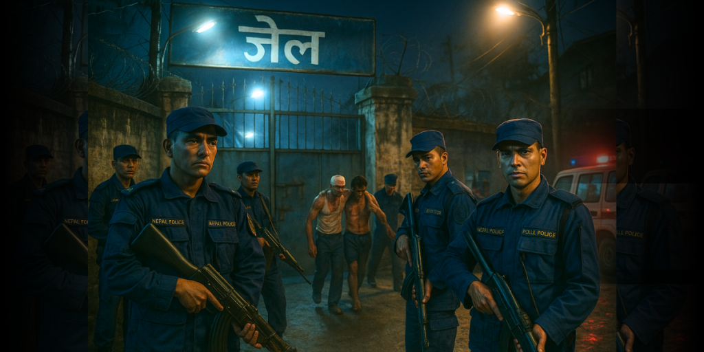 कैलाली कारागारमा कैदीबीचको झडपपछि प्रहरीको सुरक्षा व्यवस्था