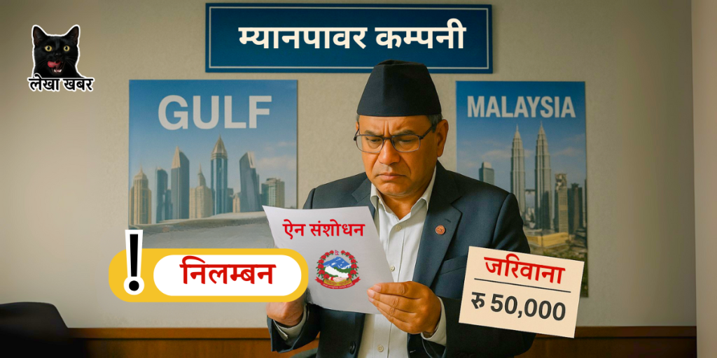 म्यानपावर कम्पनी नियमन गर्ने कानुनी प्रावधान