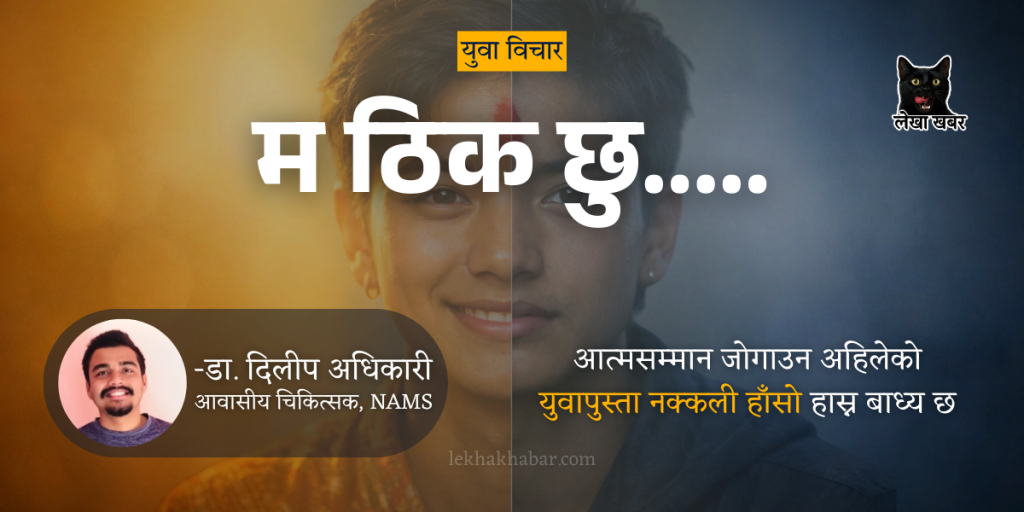 म ठिक छु - नेपाली युवाको नक्कली हाँसो र वास्तविक मानसिक स्वास्थ्य को दुई अनुहार