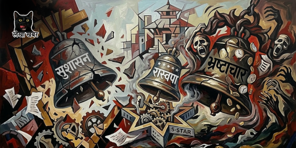 राष्ट्रिय स्वतन्त्र पार्टी (रास्वपा) का सांसदहरू पाँचतारे होटलको विलासी हलमा अभिमुखीकरण कार्यक्रम