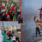 इरानी नागरिकको मानव साङ्लो र नेपालको असोज ७ को आन्दोलनमा जलेका सरकारी भवनहरूको तुलना